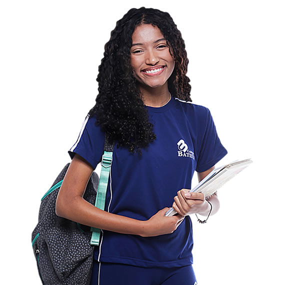 Camiseta Colégio Batista Azul